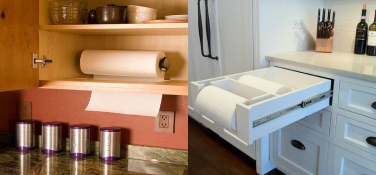 How to Hide Paper Towels in Your Kitchen